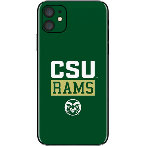 Colorado State University CSU Rams iPhone 11 Skin